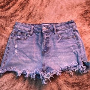 Denim shorts
